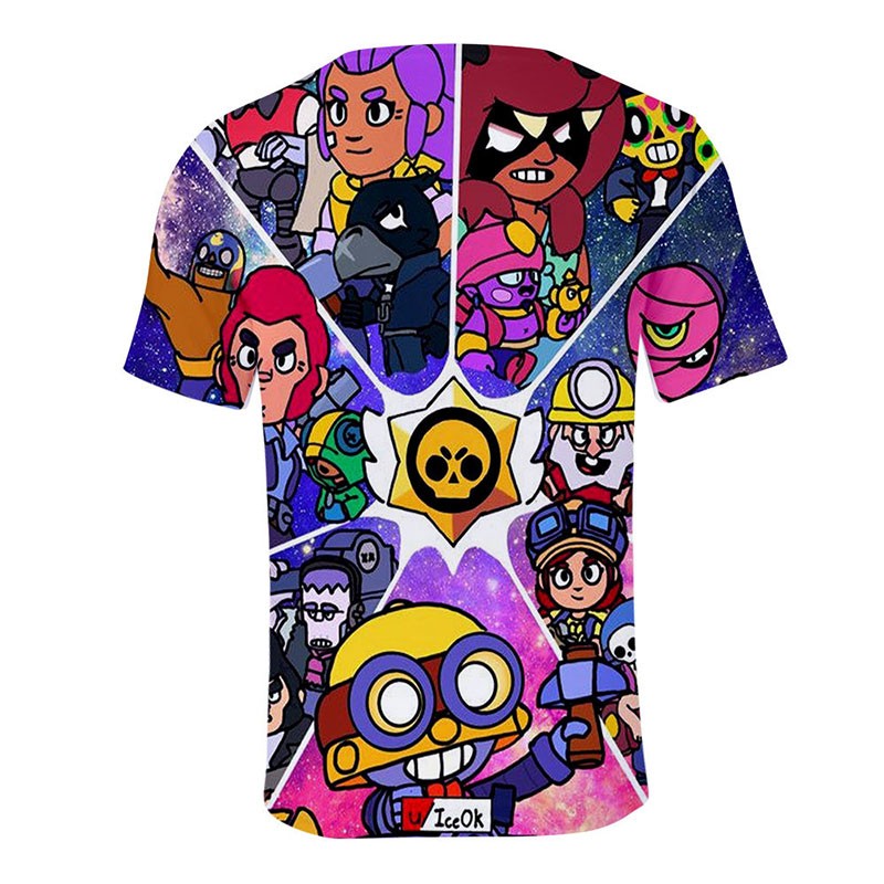 T Shirt Brawlers And Étoile Brawl Stars