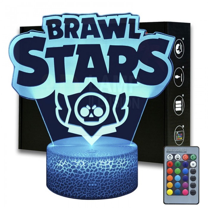 Lampe Brawl Stars 3d Brawl Stars Fr - commande couleur pour brawl star